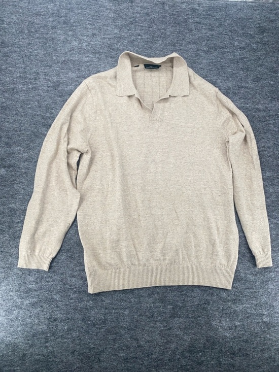 Rodd & Gunn Other - Rodd & Gunn Brown Cotton Buttonless V Neck Pullover Polo Size XLarge